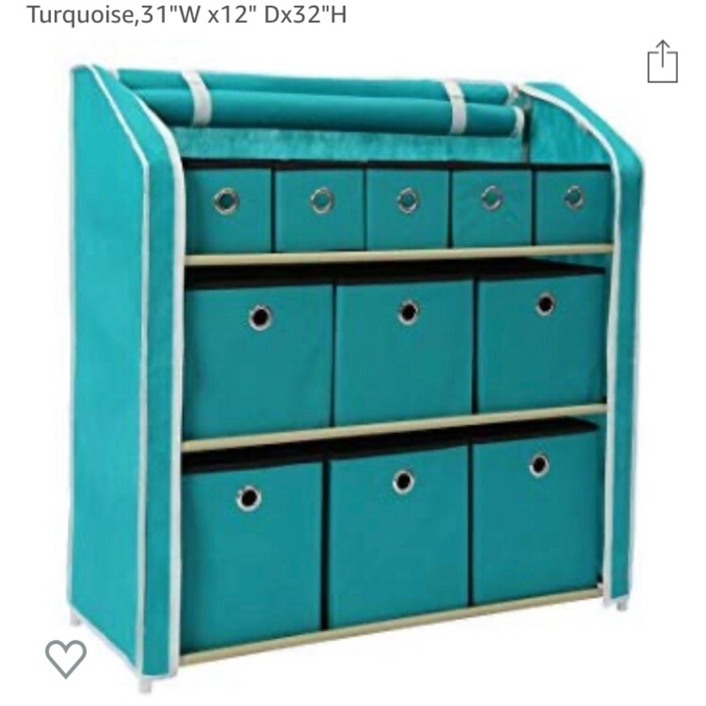 Multi-Bin Storage Shelf 11 Drawers Storage Chest